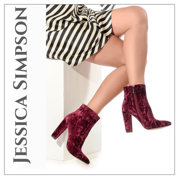 jessica simpson velvet boots